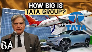 How Big Is Indias Largest Company  Tata Group [upl. by Beitz899]