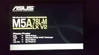 Hardware  BIOS ASUS Asus M5A78LM LX V2 [upl. by Lleynad213]