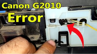 Canon G2010 Error  Fix Canon G2010 Green and Red Light Blinking [upl. by Nylevol]