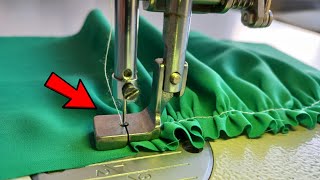 How To Use A Ruffler Foot  Sewing [upl. by Htenywg1]