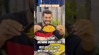 Container cafe in Hosur  Brownie Bubble Cafe Hosur  Best spot to relax in Hosur food cafe [upl. by Bruyn]