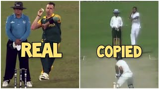 Dale Steyn Bowling Action Copied by Upcoming Pakistani Fast Bowler Compression Fast Bowling [upl. by Neeron]