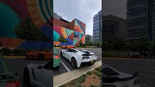 Corvettes going crazy and a clean porches dmv cars newdmv fast foryou dmvevents [upl. by Ariane869]