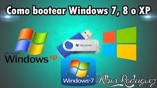 Como Bootear un Pendrive para instalar Windows XP78110 [upl. by Ollie383]