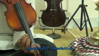 Violin Lessons  Geetham  Malahari 24 [upl. by Nnahgiel]