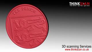 Coin 3D scanning High resolution 3D digitizing service [upl. by Amari]