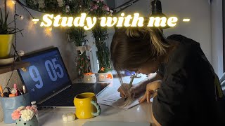 STUDY WİTH ME  Beraber çalışalım no music real time [upl. by Ynamreg968]