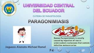 PARAGONIMIASIS  PARASITOLOGÍA [upl. by Czarra]