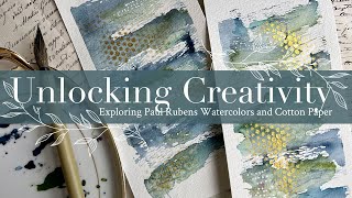 Unlocking Creativity Exploring Paul Rubens 4th Generation Watercolor paints [upl. by Lindahl]