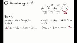 Längen umrechnen [upl. by Nahgam652]