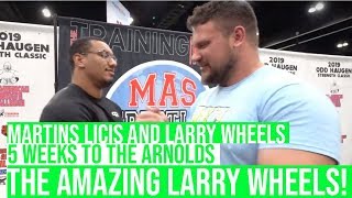 Is Larry Wheels Martins’ Future Rival  5 Weeks To The Arnold’s [upl. by Redyr]