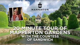 Meet the Countess of Sandwich on a 20 Minute Tour of Mapperton Gardens [upl. by Alik554]