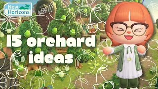 I Found 15 BEAUTIFUL Orchard Ideas for Your Animal Crossing Island [upl. by Ram]