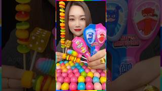 ASMR ‎AsmrWD 신기한물먹방 candy eat lips 물먹방아이스크림 624 [upl. by Anirpas]