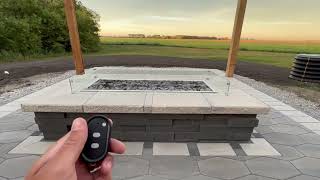 TechoBloc Graphix Wall Fire Pit [upl. by Enowtna892]