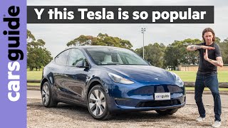 Tesla Model Y 2024 review Long Range  Is this the best new electric SUV for family car buyers [upl. by Karia478]