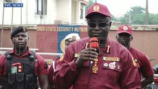 WATCH Amotekun Parades Suspected Criminals In Ondo [upl. by Gardas]