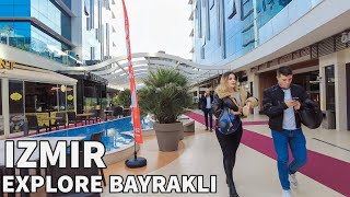 Bayraklı İzmir Virtual Walking Tour in 4K 60fps  Turkey Travel [upl. by Ivatts]