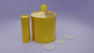 Blender Tutorial  Piggy bank [upl. by Htebazile]