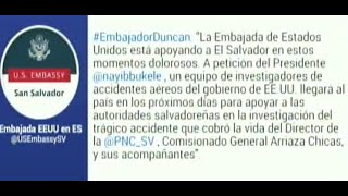 EEUU ayudará a investigar accidente aéreo [upl. by Xaviera]