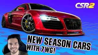 CSR2  NEW SEASON CARS WITH 7WORLDSGAMING [upl. by Latonia]