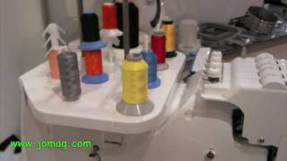 Elna 9900  embroidering machine [upl. by Nueovas]