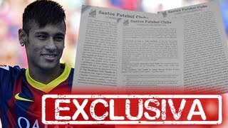 Toda la verdad del fichaje de Neymar Documentos inéditos de la negociación SantosBarça [upl. by Lisetta]