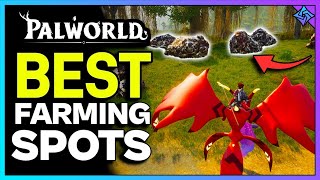 Palworld Best Farming Spots in Early to Midgame Ore Coal Sulfur Quartz [upl. by Giah978]