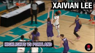 Xaivian Lee Highlights vs Portland Princeton MBB Highlights [upl. by Mcgaw]