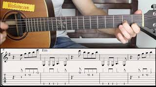 Beginner Bluesy Melody in E minor Using Pentatonic Scale [upl. by Ariaes]