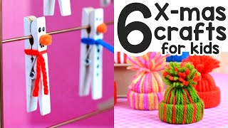 6 Christmas Craft for Kids  Christmas Crafting Ideas [upl. by Nealey352]