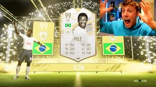 W2S GETS PRIME PELE IN THE LUCKIEST FIFA 21 PACK OPENING [upl. by Schoenberg]