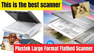 Plustek Large Format Flatbed Scanner Review [upl. by Nwahsal]