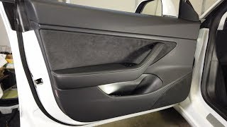 Model 3 Door Panel Removal and Reinstallation [upl. by Rosenthal]