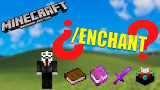 enchant  Tutorial Comandos Minecraft Bedrock [upl. by Cohla947]