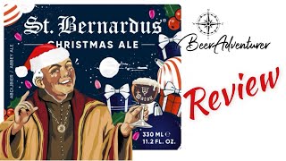 StBernardus Christmas Ale  Brouwerij St Bernardus NV  Beer Review [upl. by Karilynn222]