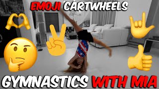 Cartwheeling with emoji [upl. by Hako]