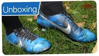 Nike Mercurial Vapor 9 GALAXY  CR7 boots 2013  Unboxing [upl. by Aneles988]