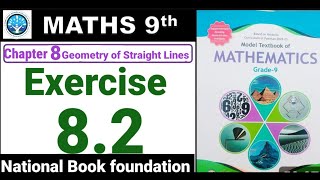 9th Class Math Exercise 82 Federal Board  Chapter 8 Geometry of straight Line [upl. by Spiegleman]