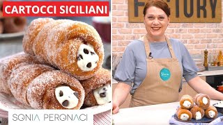 Cartocci siciliani farciti con crema di ricotta ricetta facile e golosa [upl. by Roper125]