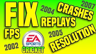 EA Cricket Games Ultimate Fix [upl. by Llehsor81]