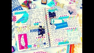 Large Flourabunda Bando Memory Planner Process Tutorial Layout Journaling How to scrapbook [upl. by Azne]