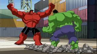 The Avengers vs Red Hulk [upl. by Pascasia]