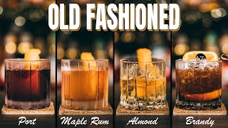 Four Old Fashioned Cocktail Recipes Version You Must Try [upl. by Rosenzweig]