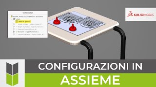 Configurazioni in assieme  SolidWorks [upl. by Yesnnyl]