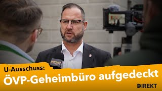 COFAGUAusschuss deckt ÖVPGeheimbüro auf Interview mit Christian Hafenecker FPÖ [upl. by Katuscha]