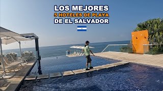 Los 5 MEJORES HOTELES de PLAYA de EL SALVADOR [upl. by Alverson]