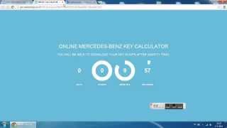 MERCEDES BENZ MB STAR KEY CALCULATOR SKC Generate Keys by EZS  EIS Dump key data key maker [upl. by Nani799]