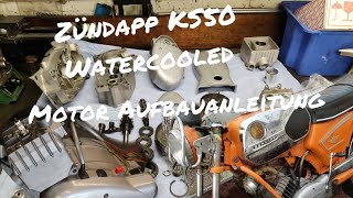 Zündapp KS 50 Watercooled Motor Aufbauanleitung Zündapp Typ 28405 L0 [upl. by Adolfo196]