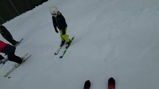 POV skiing in Jasna ski station Slovakia amateur [upl. by Nerual711]